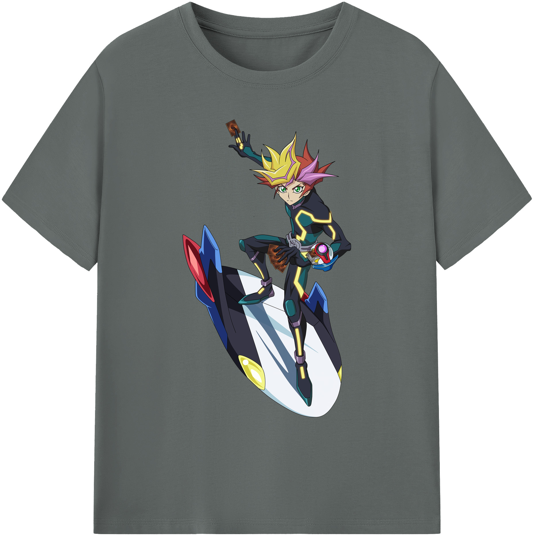 （画像用） 遊☆戯☆王 Yu-Gi-Oh! 綿100％ メンズ半袖Tシャツ｜肌触りやわらか＆通気性